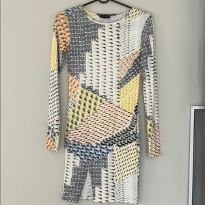 Topshop Fitted Dress